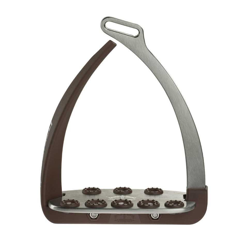 Veredus Vita Steel1 Safety Stirrups - Brown/Silver