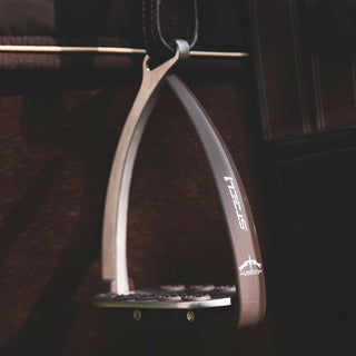 Veredus Vita Steel1 Safety Stirrups - Brown/Silver