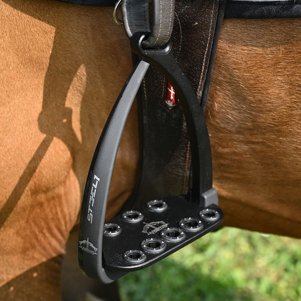 Veredus Vita Steel1 Safety Stirrups - Dark