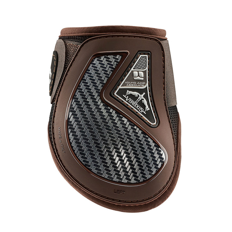 Veredus New Young Jump Absolute Carbon Gel Fetlock Boots - Brown