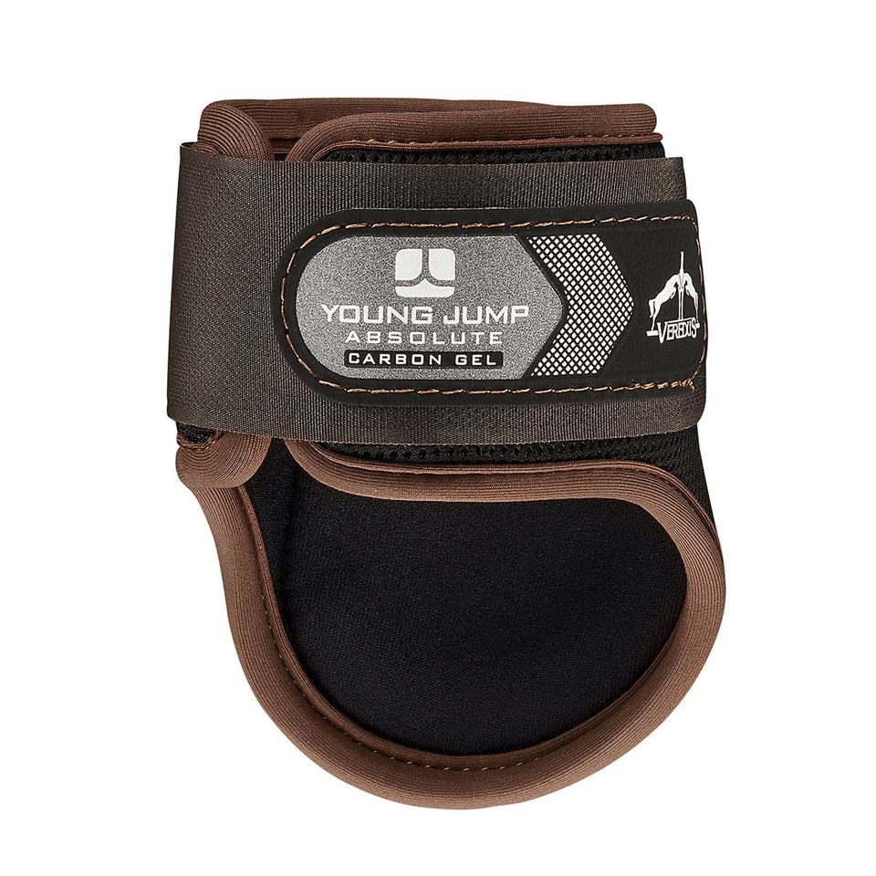 Veredus New Young Jump Absolute Carbon Gel Fetlock Boots - Brown