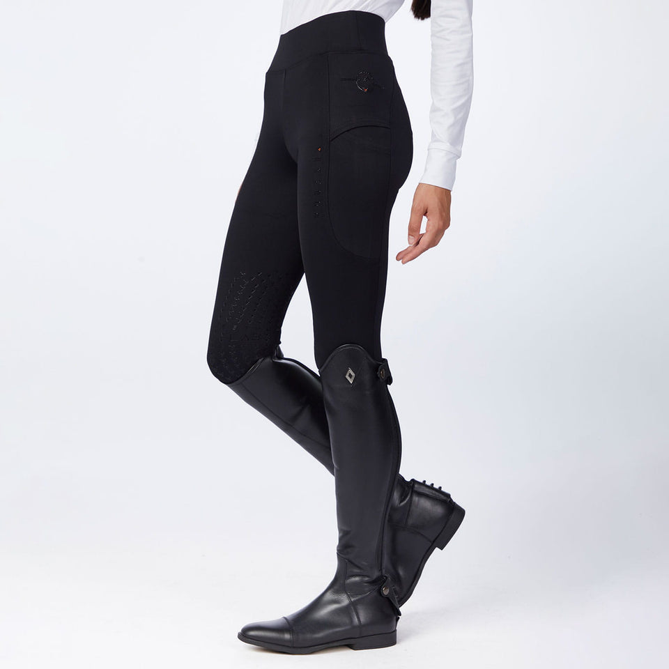 Vestrum LAB Vega Knee Grip Riding Leggings - Black
