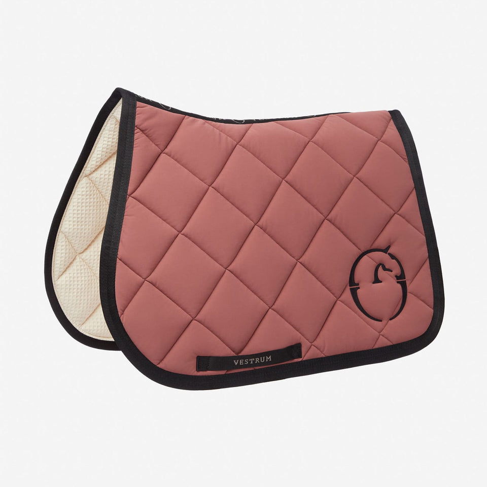 Vestrum Los Angeles Saddle Cloth - Dark Mauve
