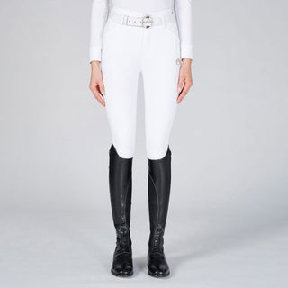 Vestrum Molveno High Waist Knee Grip Breeches - White