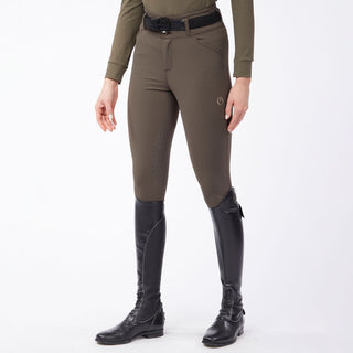 Vestrum Molveno TK High Waist Knee Grip Breeches - Dark Brown