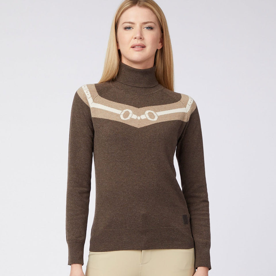 Vestrum Nicosia Knitted Turtleneck Sweater - Brown