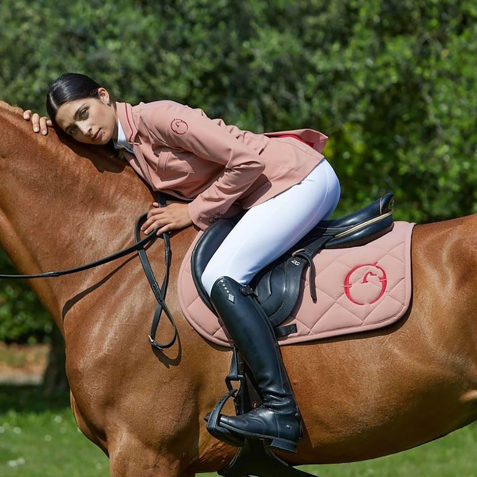 Vestrum Toyama TK Jumping Saddle Cloth - Dusty Pink